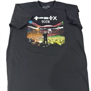 Ed Sheeran The Mathematics World 2023 Tour Concert Black T-Shirt Adult XL